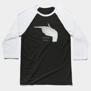 Pointing scary monster hand with long finger nails Baseball T-Shirt